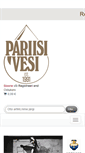 Mobile Screenshot of pariisivesi.ee